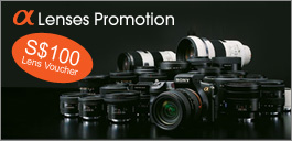 Sony &alpha; Lenses Promotion
