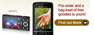 Order and own the latest Sony Ericsson phone before it goes on sale! 