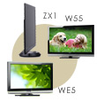 BRAVIA ZX1, WE5 and W5 Series
