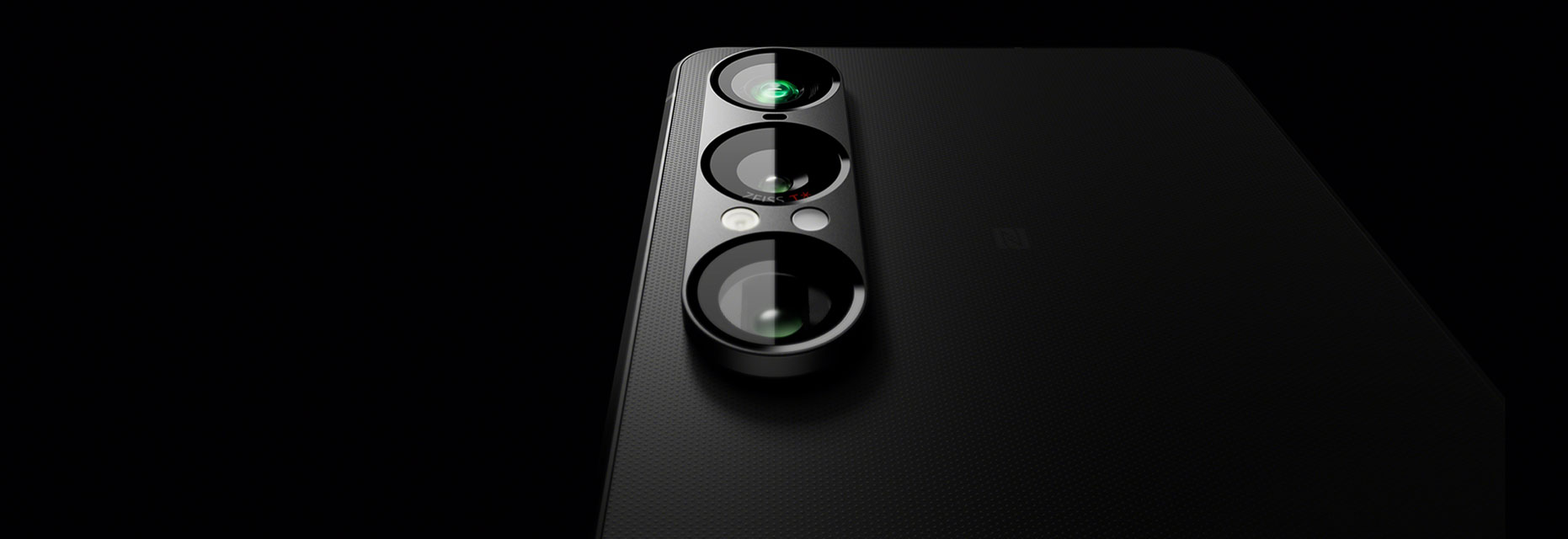 a close up image of the back of the phone showing the 3 lenses