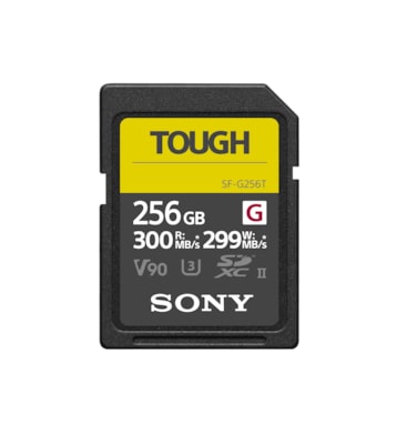 SF-G Series TOUGH UHS-II SD Memory Cards | 32, 64 & 128GB | Sony