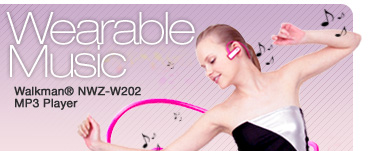 Wearable Music. Walkman® NWZ-W202 MP3 Player