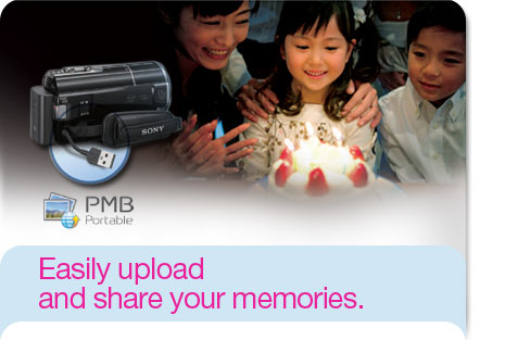 Easily upload and share your memories.