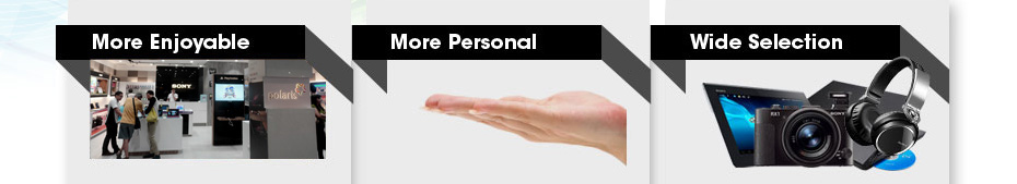 More Enjoyable | More Personal | Wide Selection.