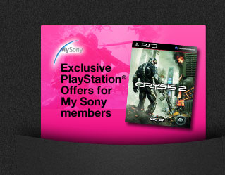 MySony - Exclusive PlayStation&reg; Offer for
My Sony members