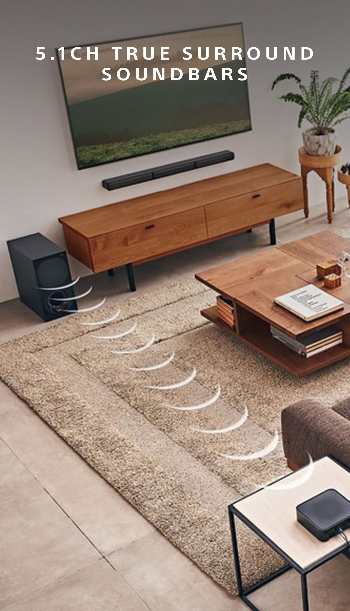 5.1CH TRUE SURROUND SOUNDBARS