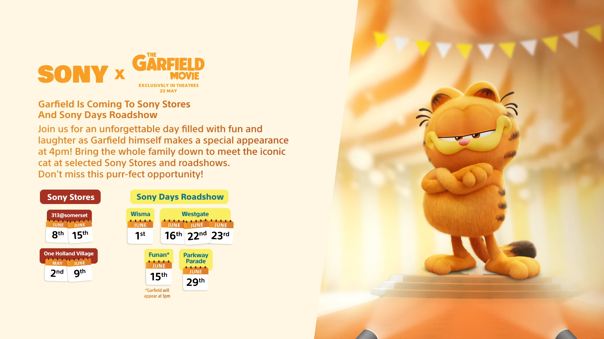 Sony x Garfield Movie