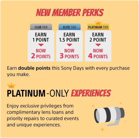 New Member Perks Double Points